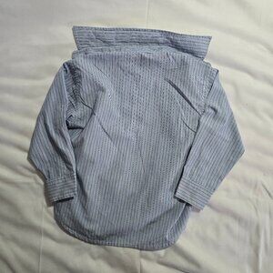 Button Down Blue Stripped Dress Shirt Nautica Boys 2T